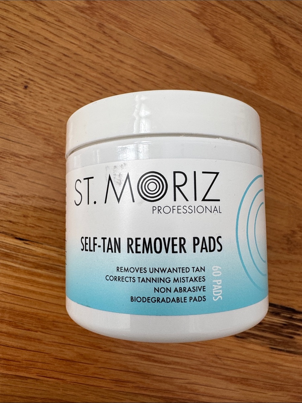 Self-Tan Remover Pads - White/Light Blue